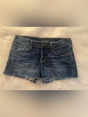 Lucky Brand Dark Wash Denim Cutoff Shorts - Blue Size 26